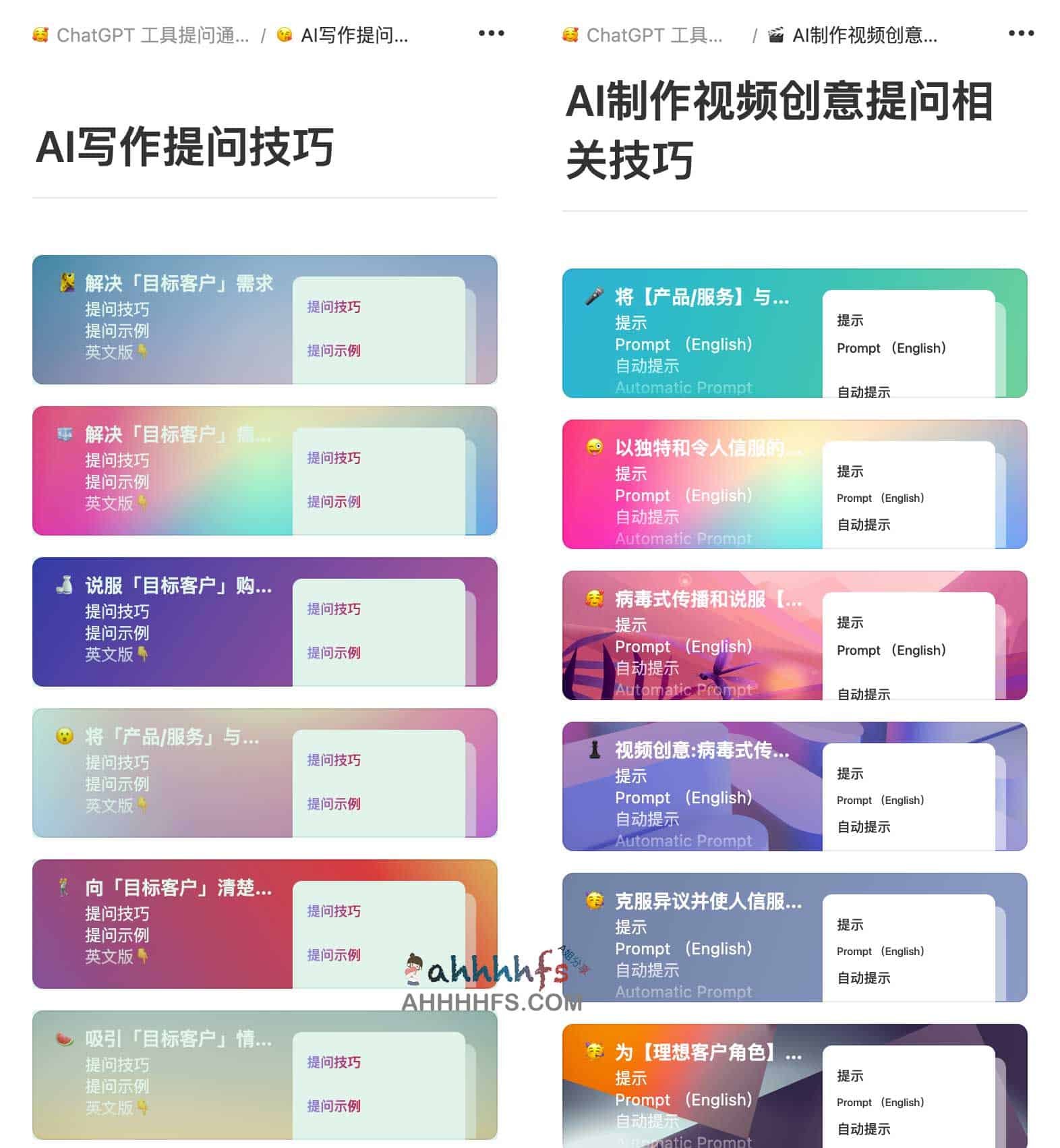 ChatGPT 工具提问通用技巧说明
