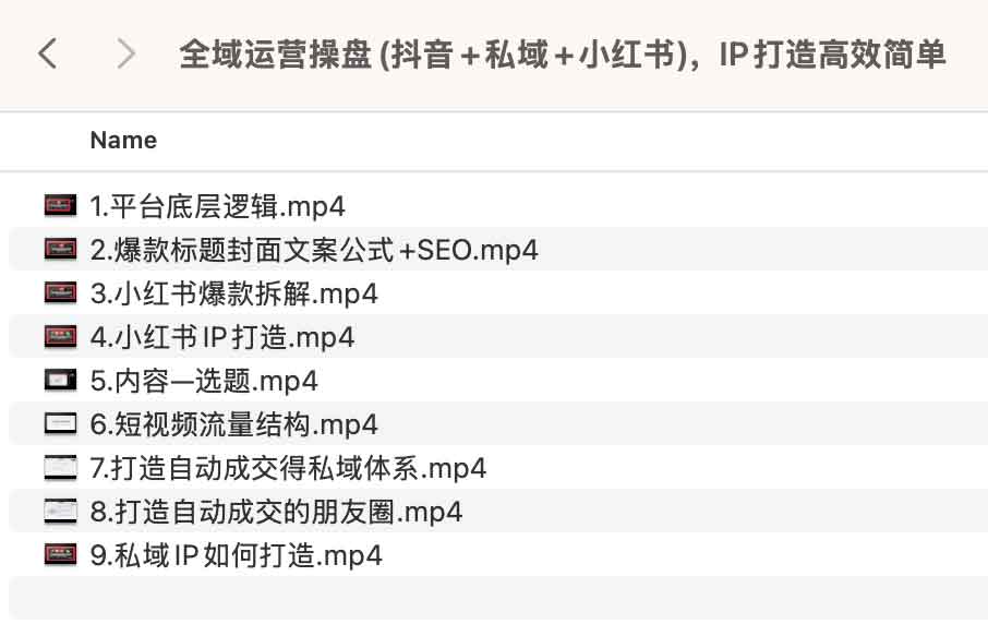 全域运营操盘(抖音+私域+小红书)，IP打造高效简单