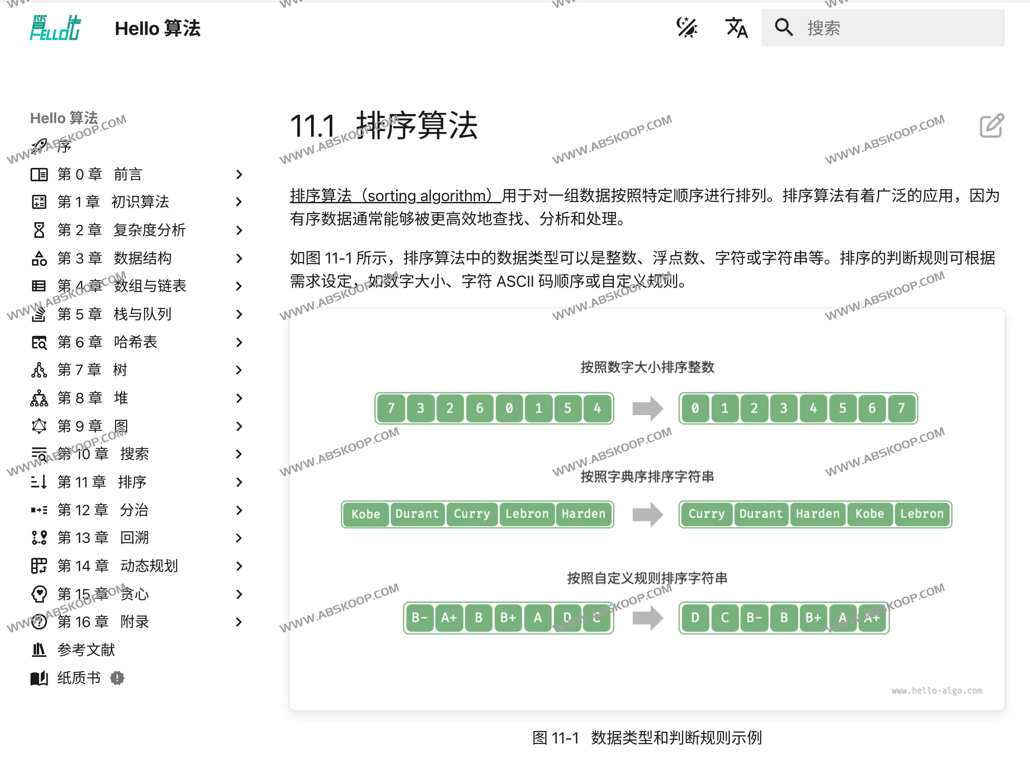 Hello 算法：动画图解、一键运行的数据结构与算法教程