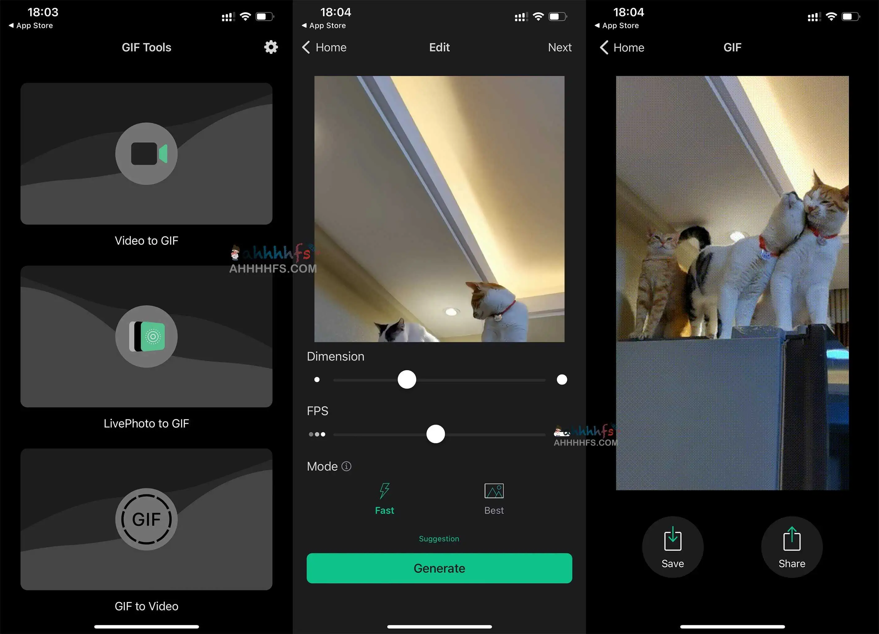 GIF Tools 小巧简约的GIF转换工具