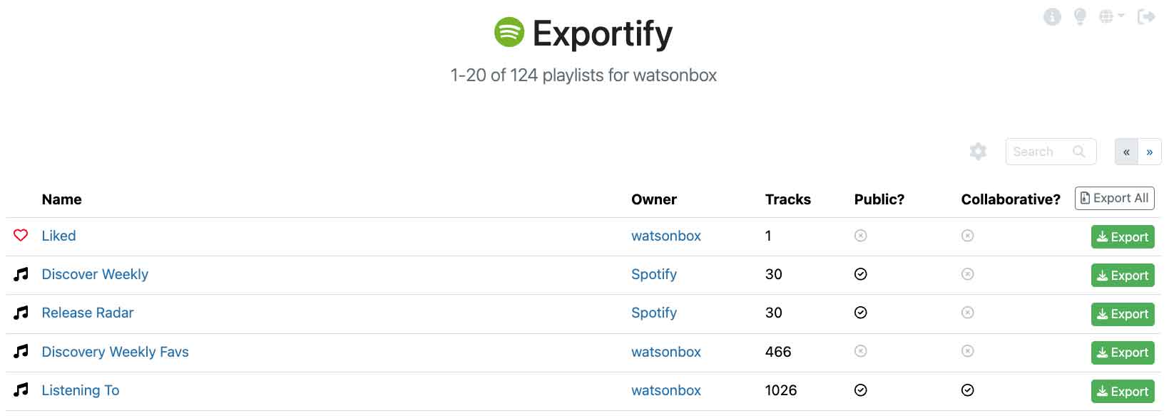 Exportify：Spotify播放列表一键导出工具 轻松备份你的音乐收藏