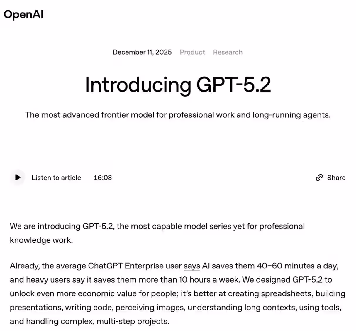 OpenAI ��ҹը����GPT-5.2 ģ�ͷ����������� / PPT������������������ר����ͼ