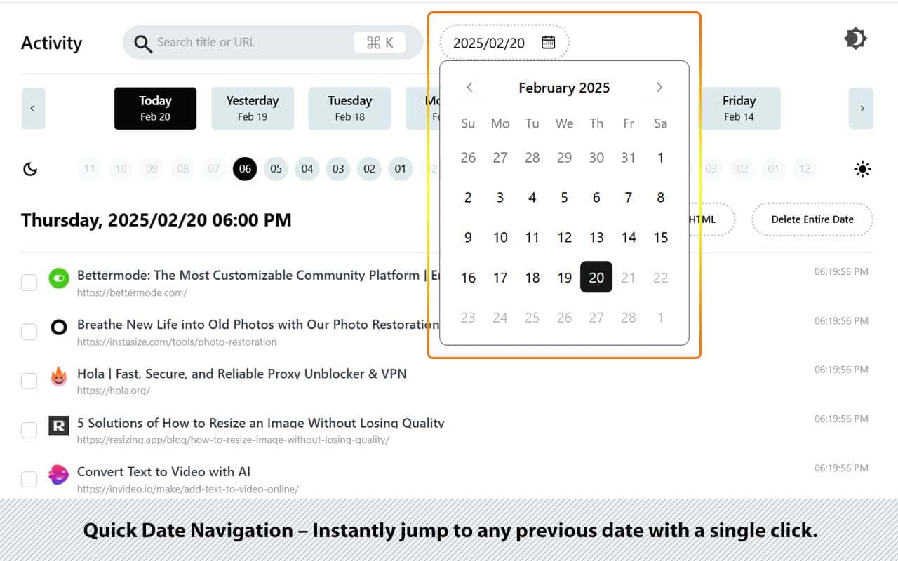 BetterHistory：浏览器历史管理神器 高级搜索+隐私保护+跨平台同步全攻略