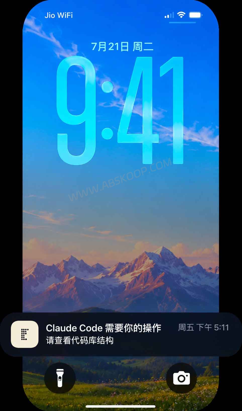 Port22:Claude Code、Codex 远程控制工具,用手机管理 AI Agent Port22 iPhone 锁屏通知显示 Claude Code 等待用户操作
