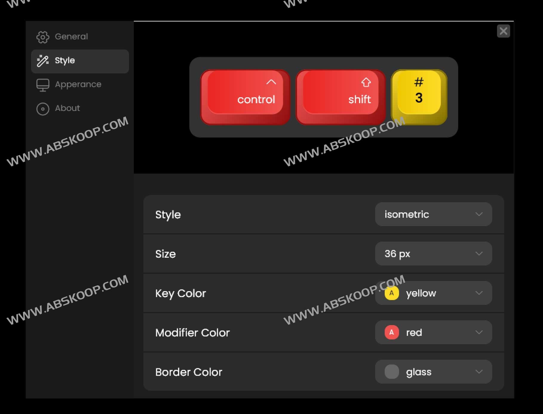 Keyviz-开源实时键鼠输入可视化软件 实时显示输入按键