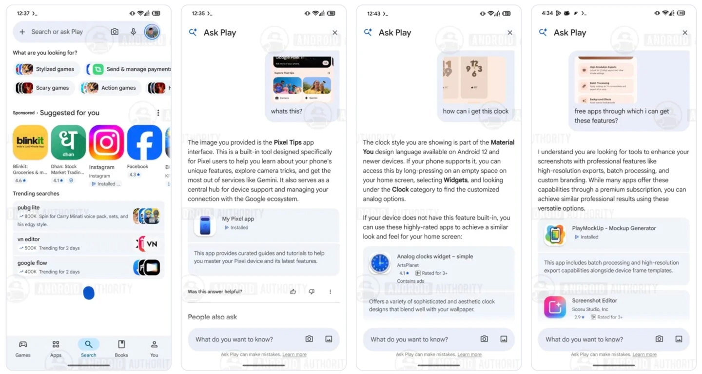 谷歌Play商店AI搜索将迎升级:Ask Play正开发“以图搜应用”功能插图 谷歌Play商店AI搜索将迎升级:Ask Play正开发“以图搜应用”功能插图