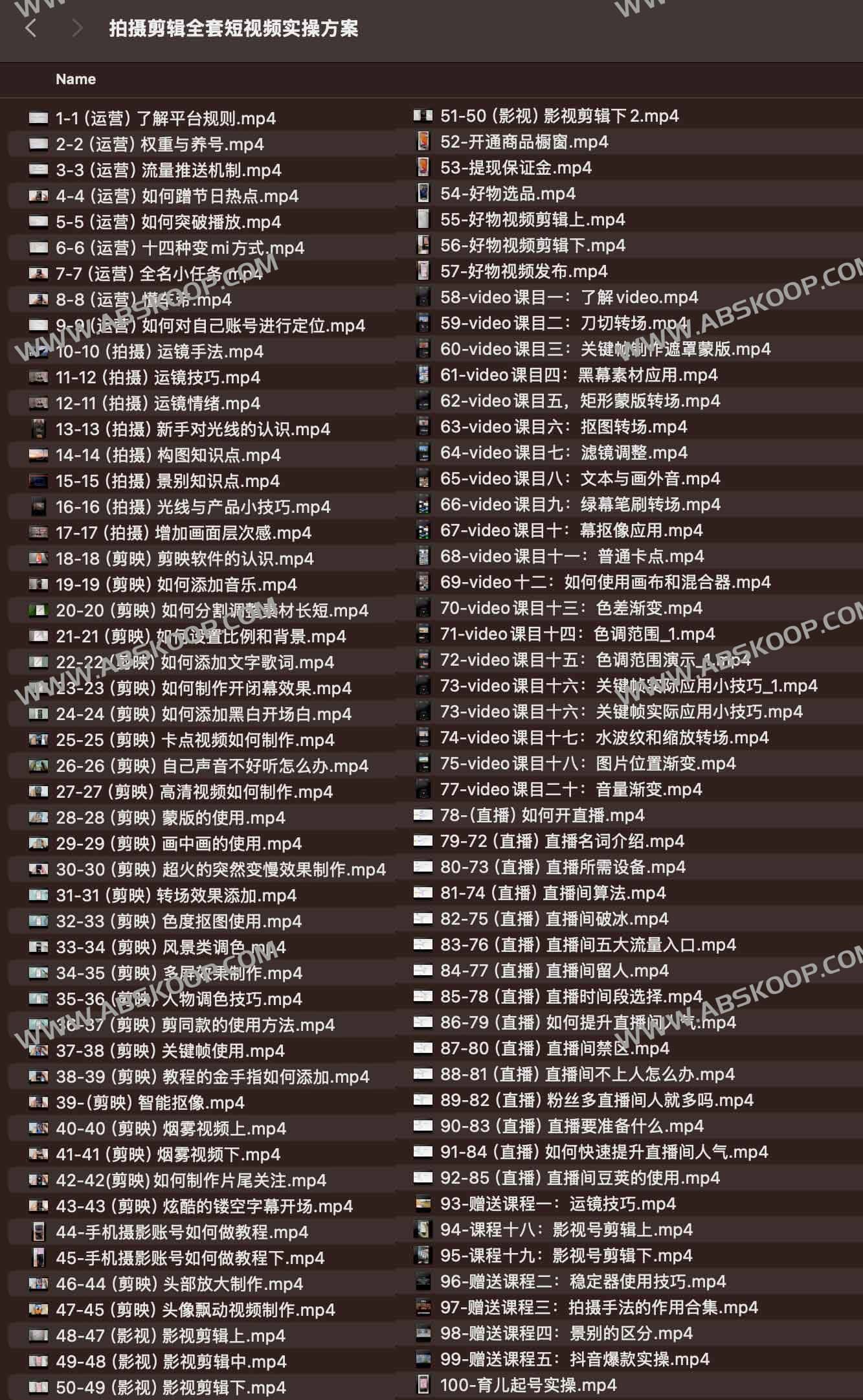 拍摄剪辑全套短视频实操方案