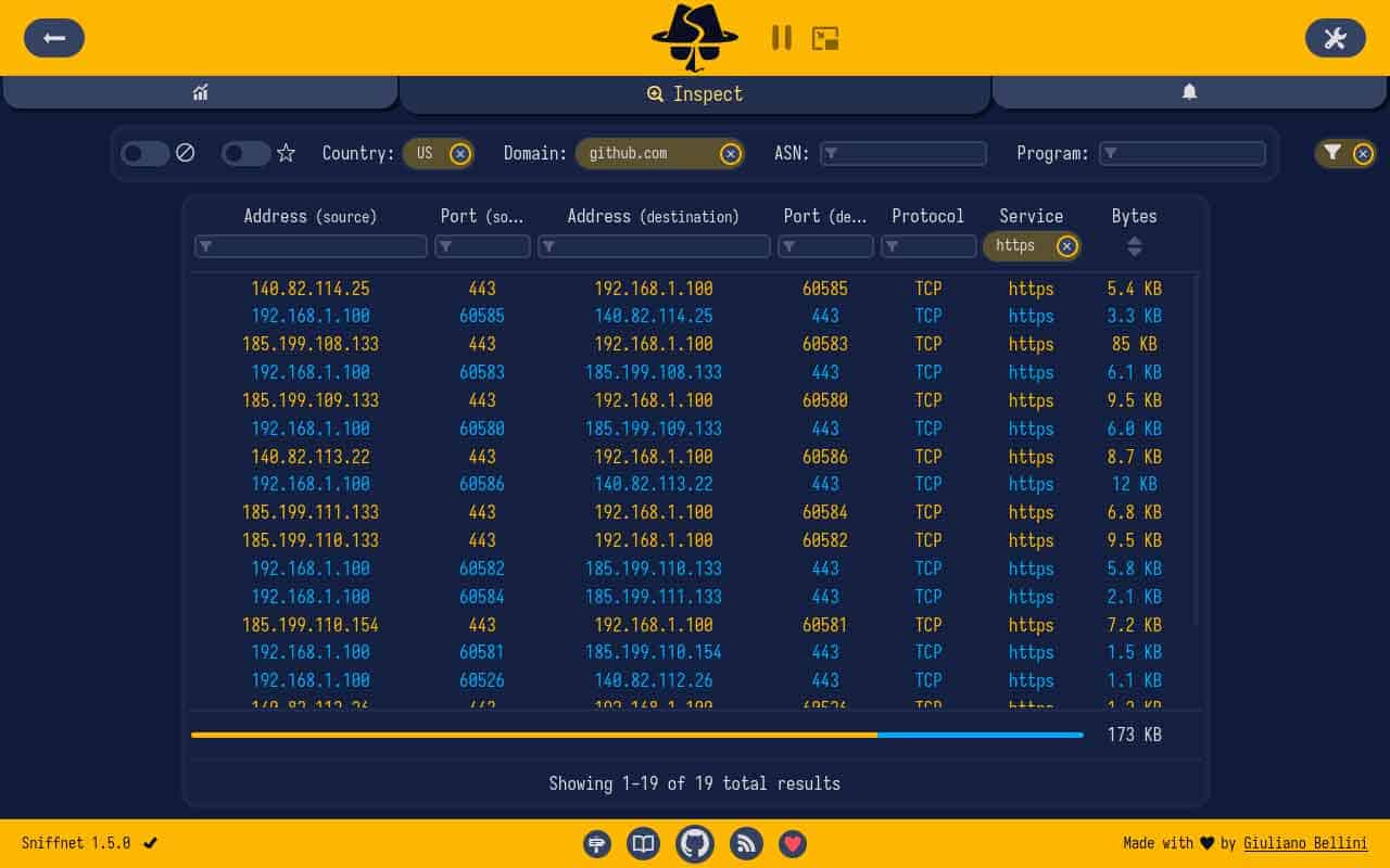 Sniffnet：开源网络流量监控工具，Wireshark 之外的轻量选择