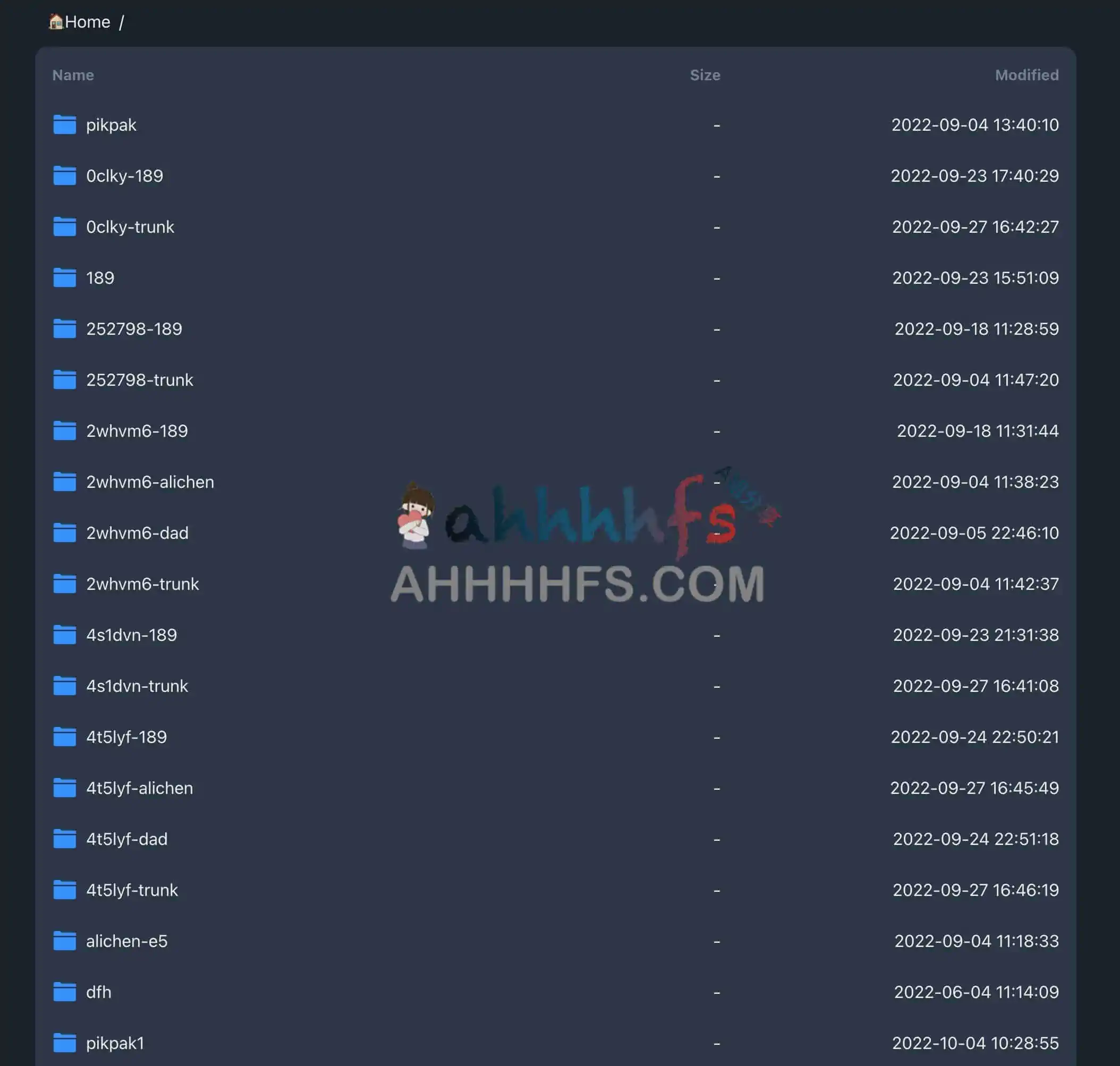 一个私人云盘 容量比较大 不要乱打开文件夹