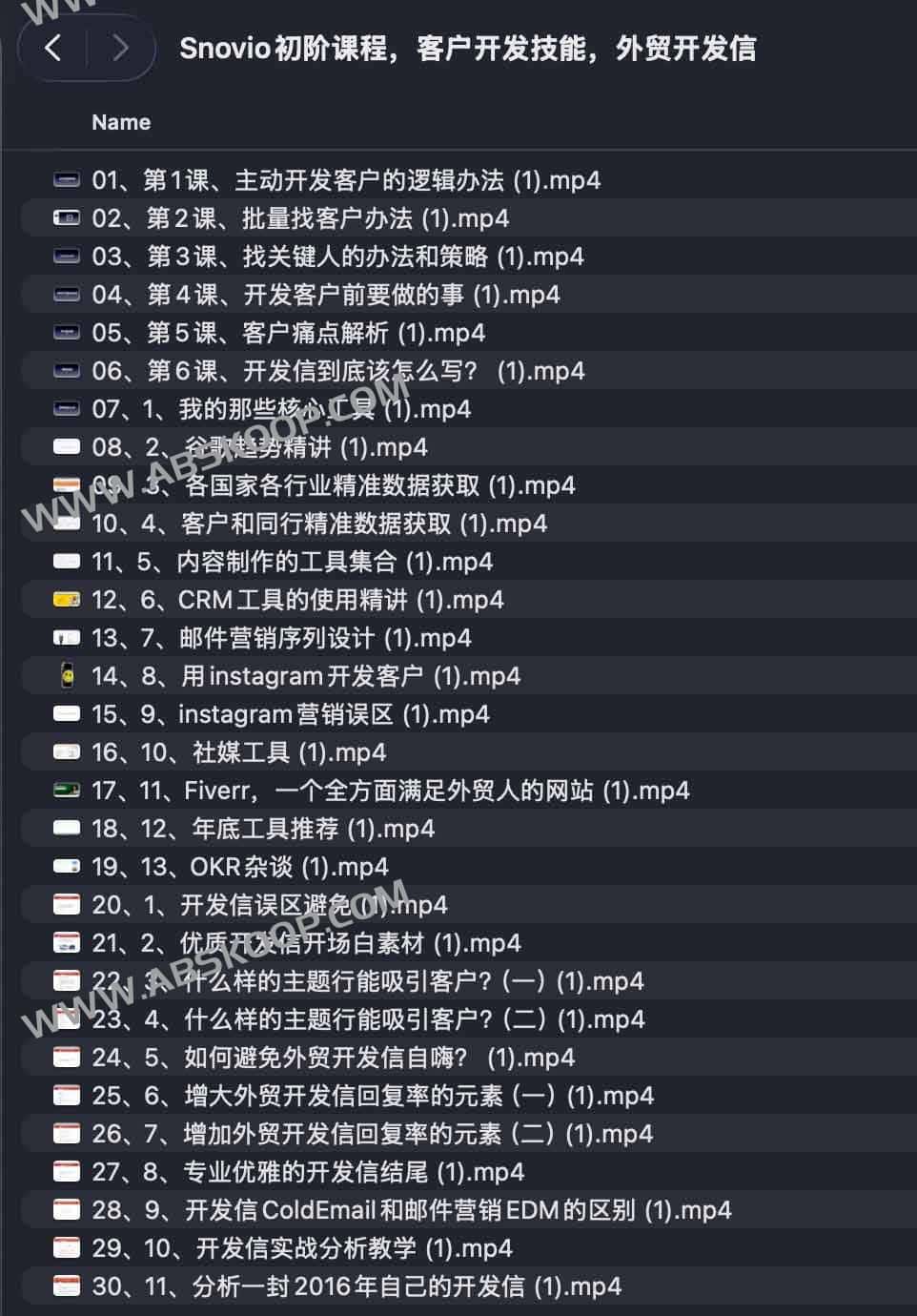 Snovio初阶课程，客户开发技能，外贸开发信
