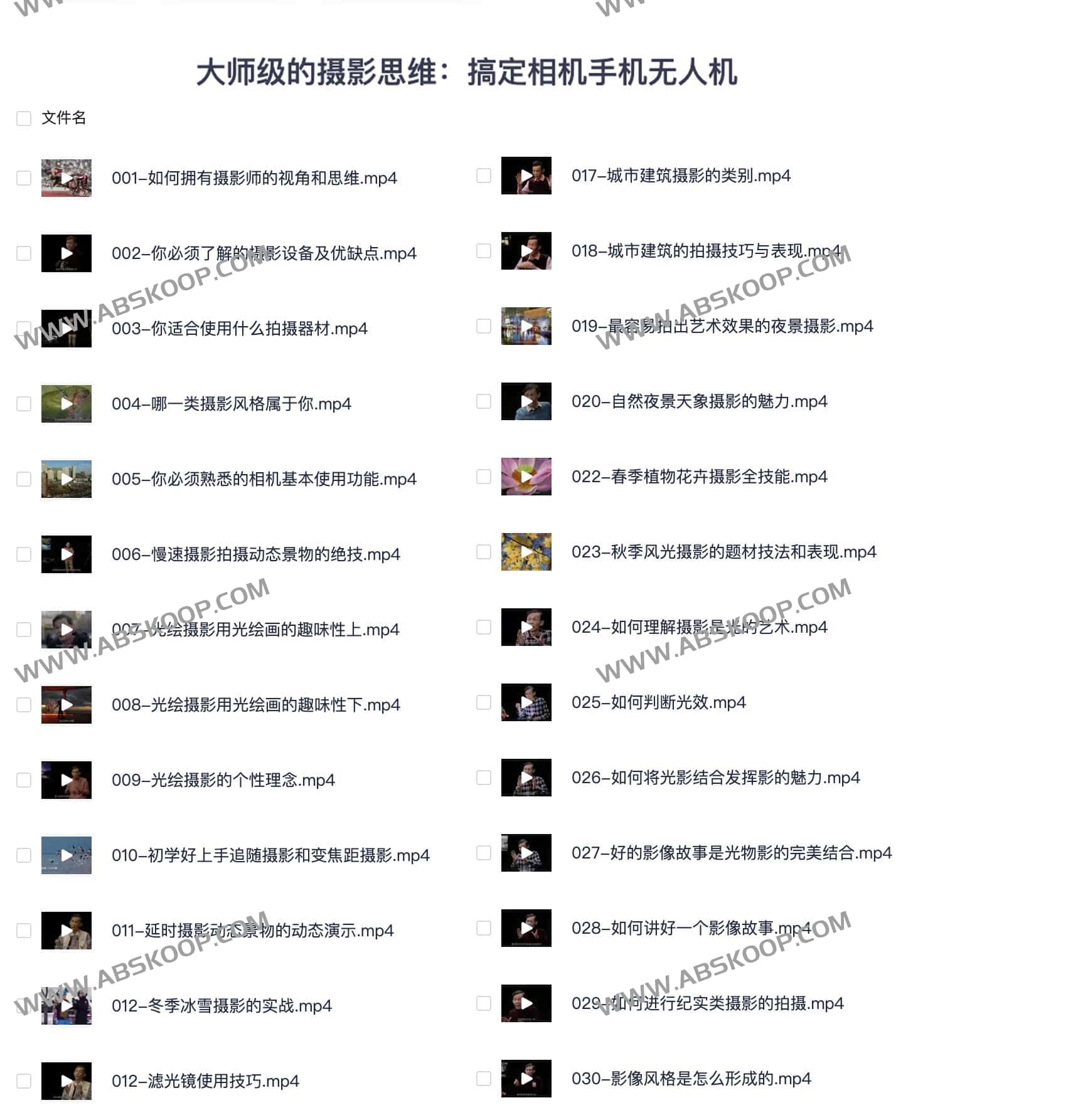 大师级的摄影思维 搞定相机手机无人机