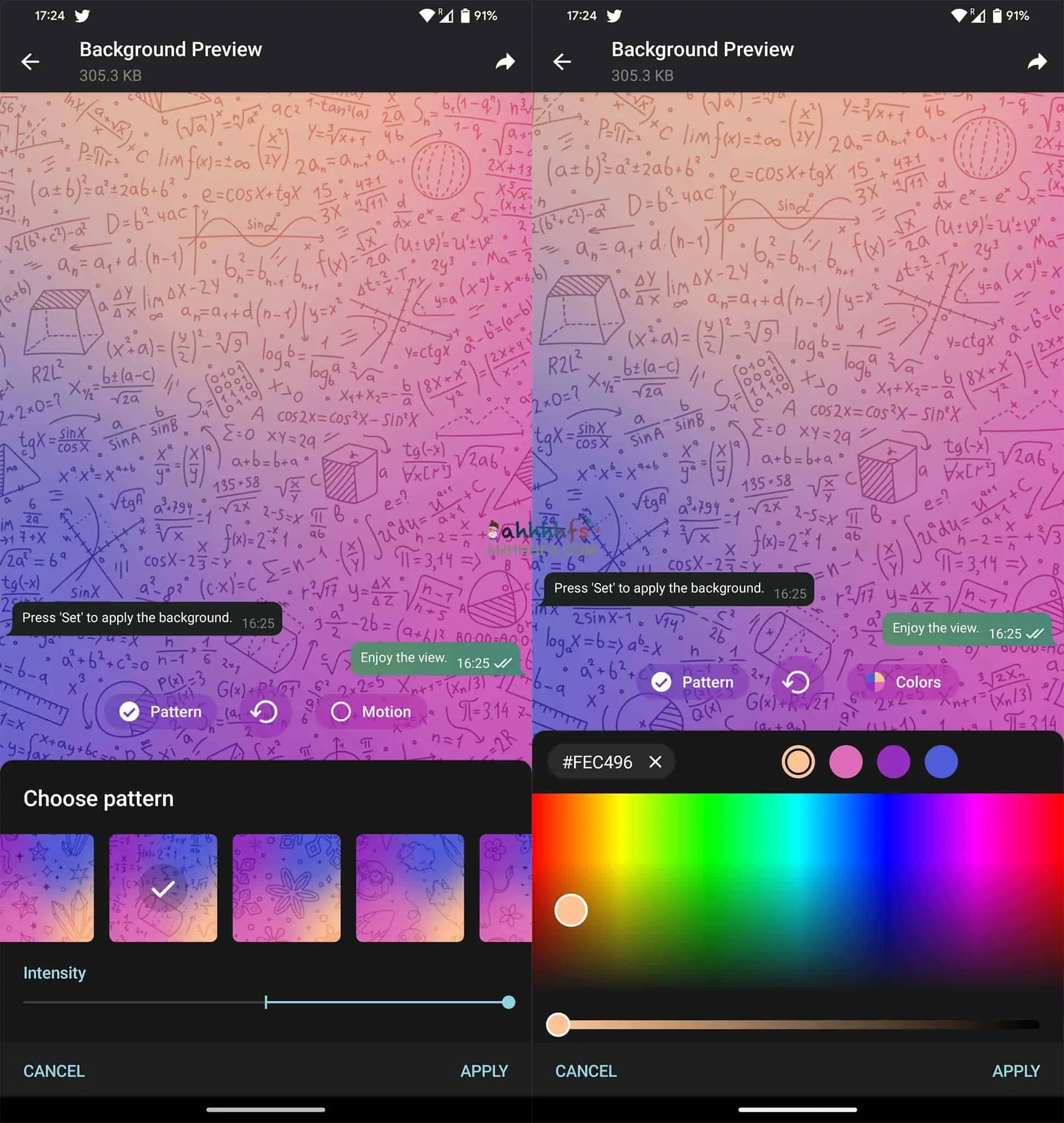 在线电报telegram聊天背景自定义设计