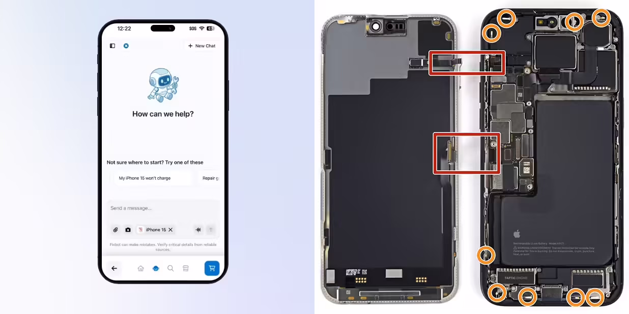 维修界 ChatGPT 来了：iFixit 上线 AI 助手 FixBot，诊断 + 指导一站式解决插图