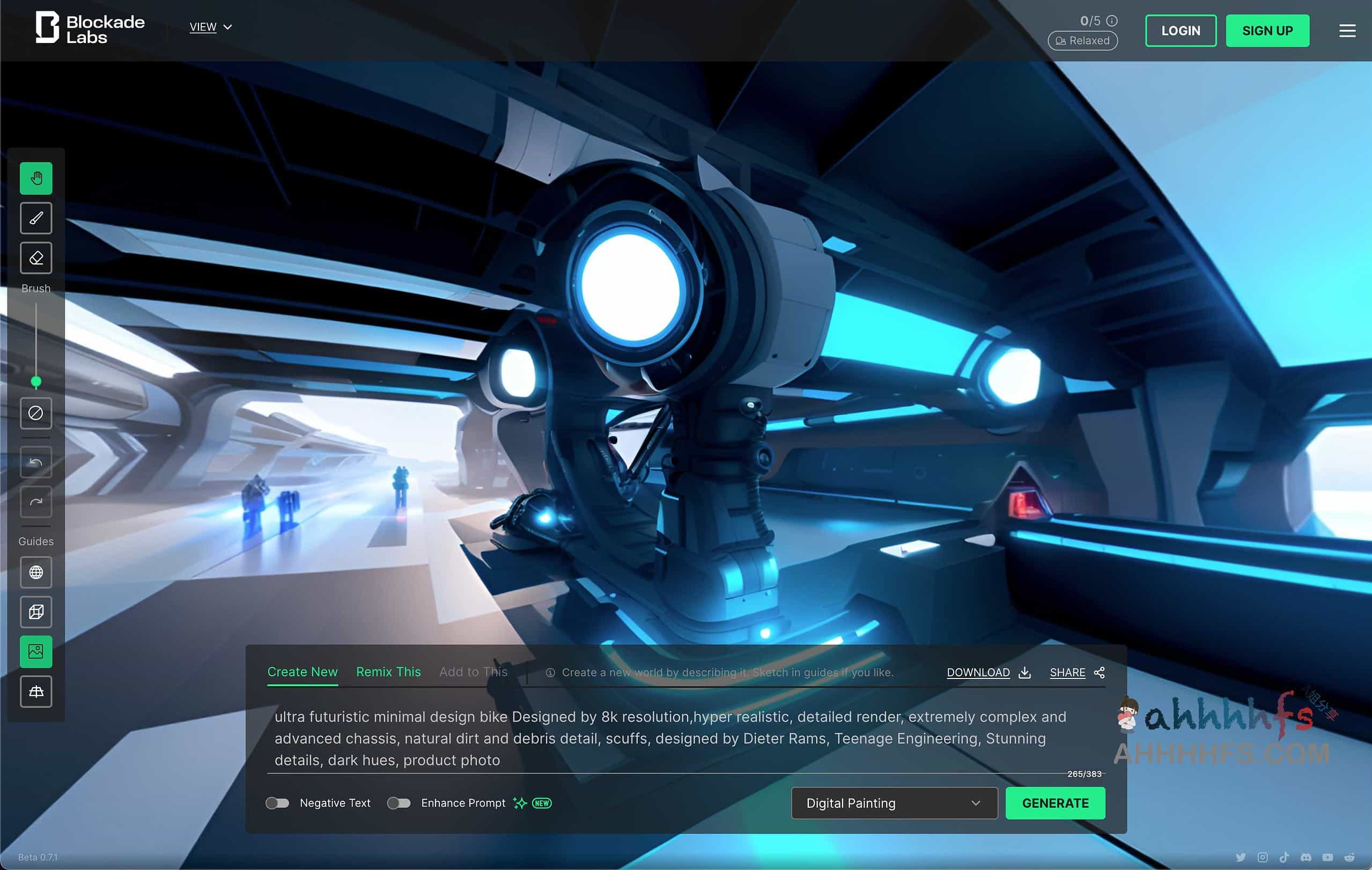 Skybox AI-在线AI生成3D图片 360°全景图片