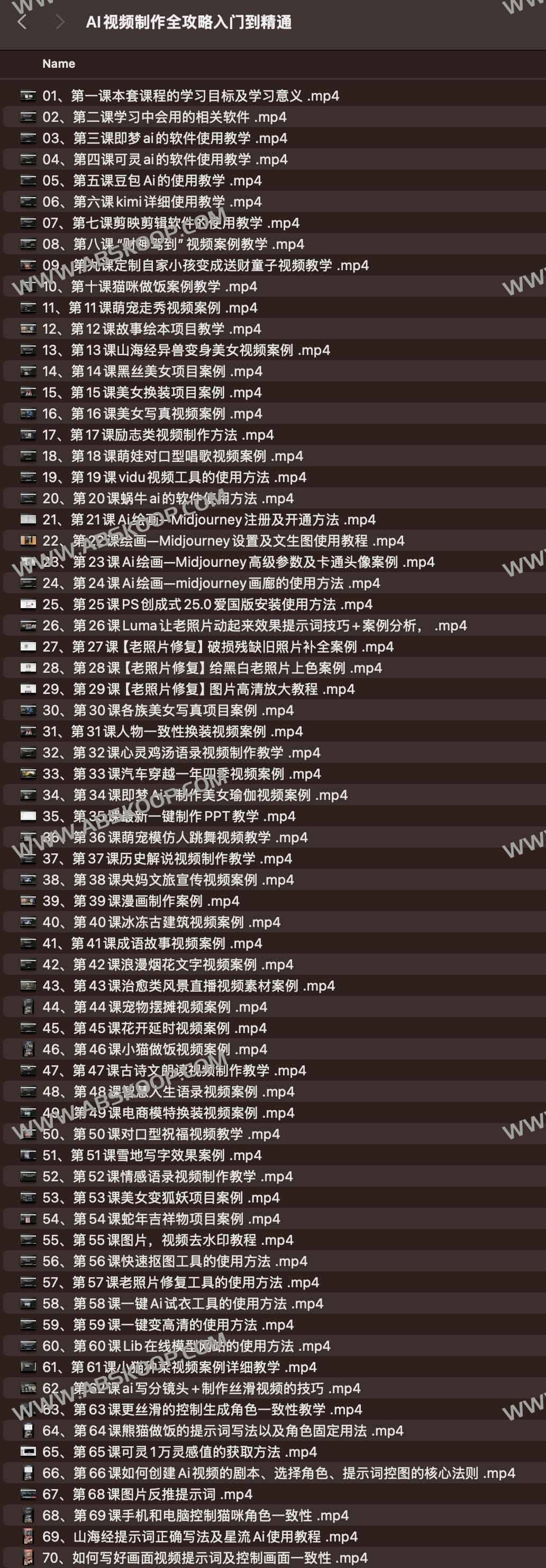 AI视频制作全攻略入门到精通