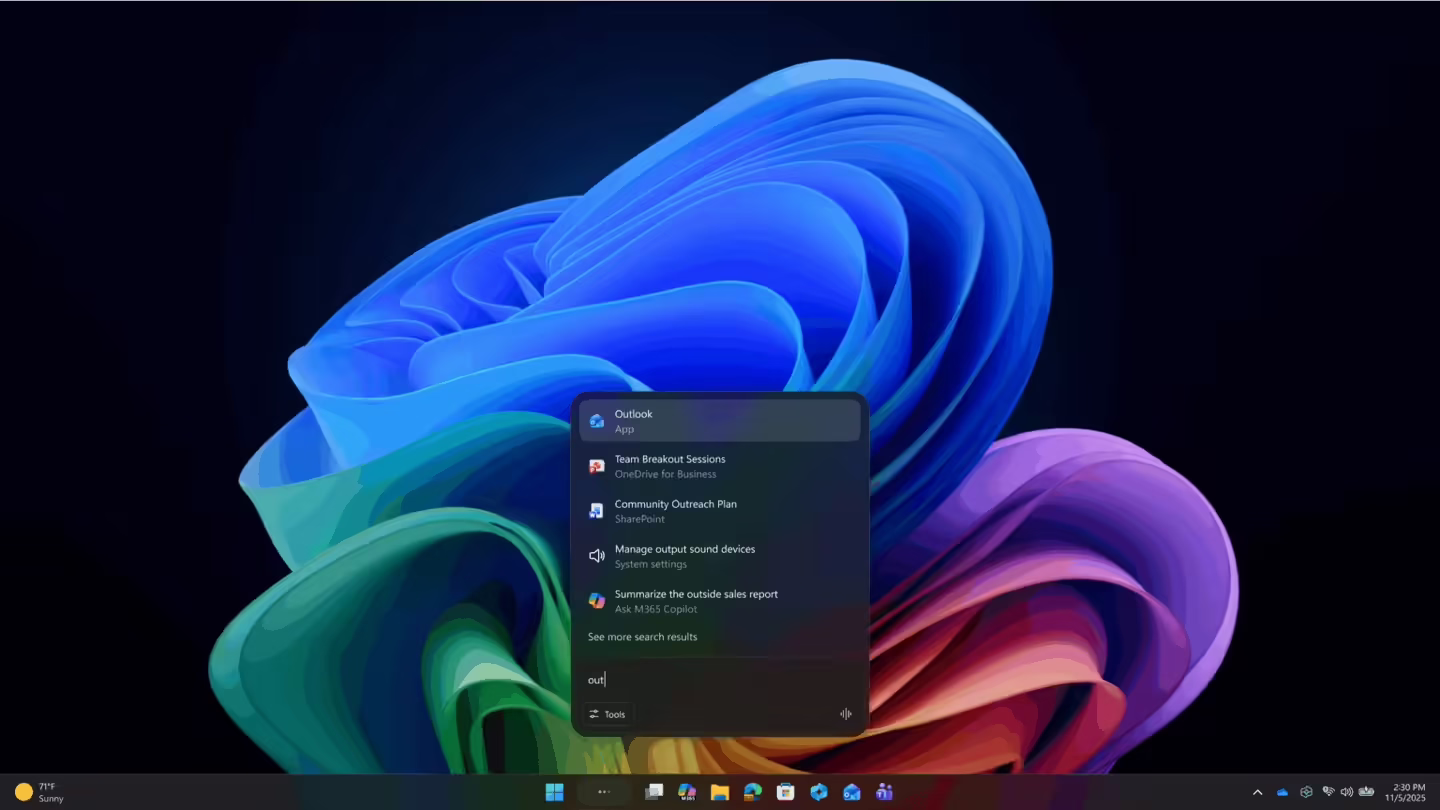 微软 Win11 任务栏迎来“询问 Copilot”功能:全局语音唤醒、调用管理 AI 智能体插图 微软 Win11 任务栏迎来“询问 Copilot”功能:全局语音唤醒、调用管理 AI 智能体插图