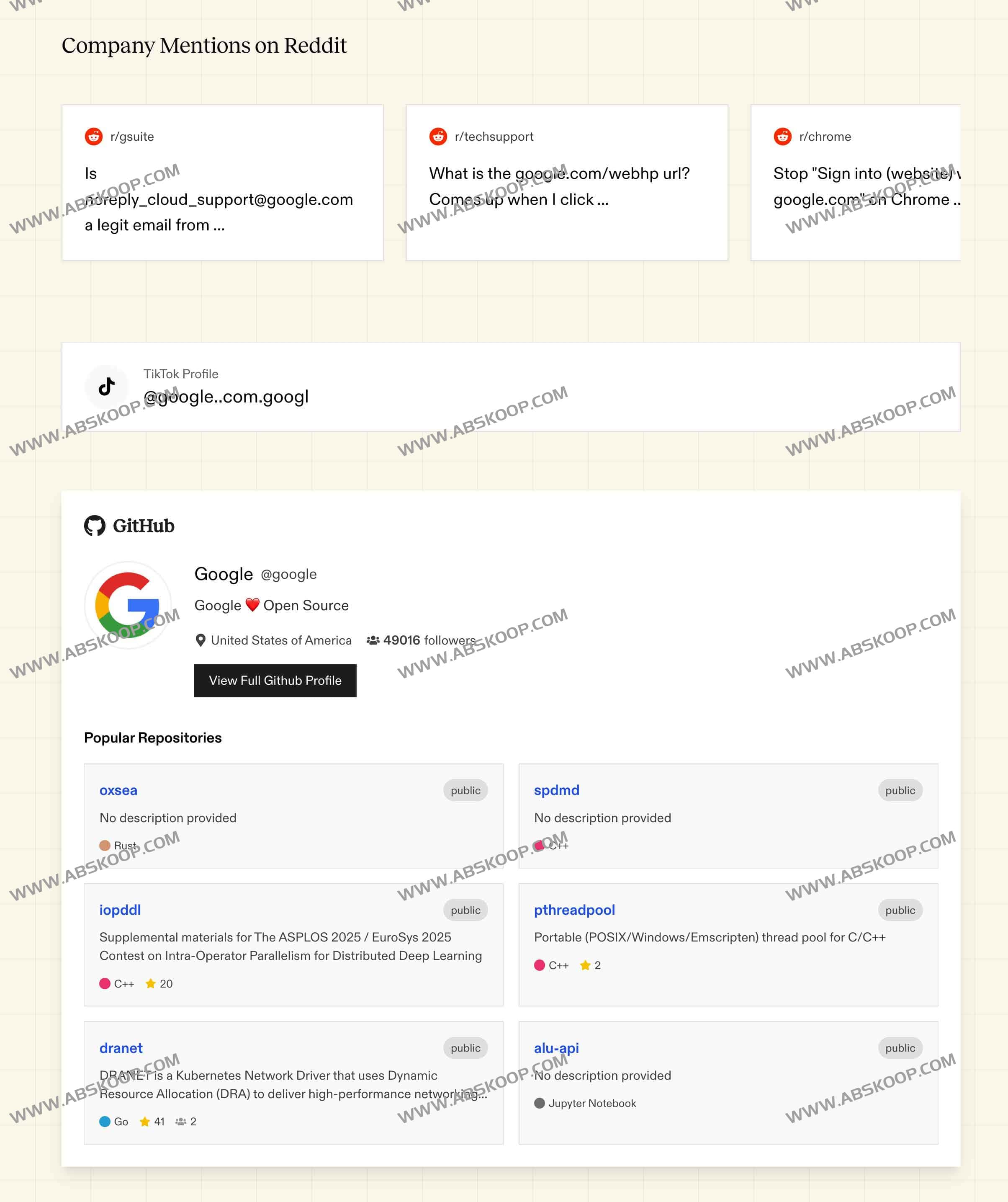 开源公司信息AI搜索引擎：Company Researcher